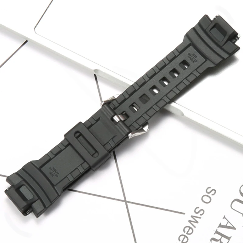 Men's Sports Waterproof Resin Watchband Strap