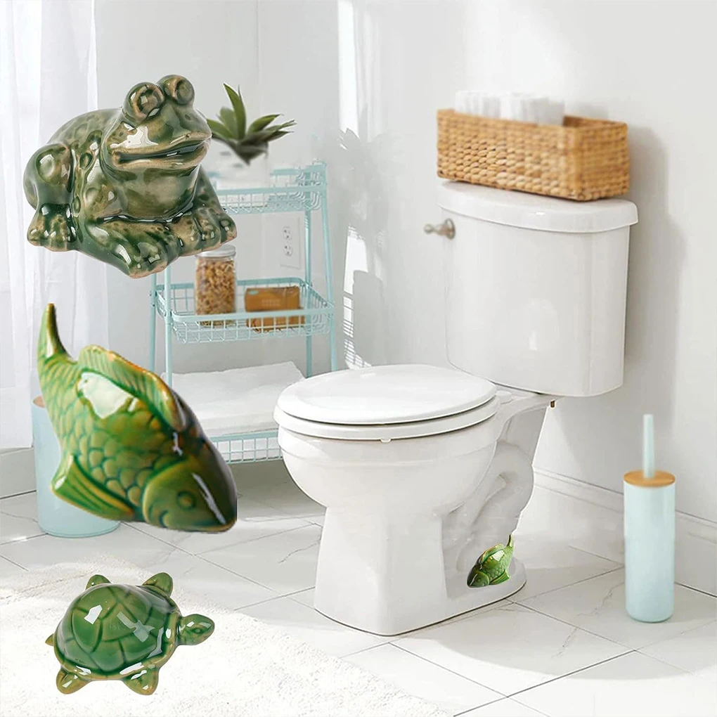 Resin Caps For Toilet Cute Frog Easy To Install And Replace Not Easily Broken Decorative Toilet turtle Ceramic lid Bolt