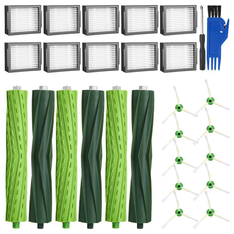 

For Irobot Roomba I7 I7+ I3 I3+ I4 I4+ J7 J7+ I8 I8+ E5 E6 Robot Vacuum Cleaner Main Side Brush Replacement Parts