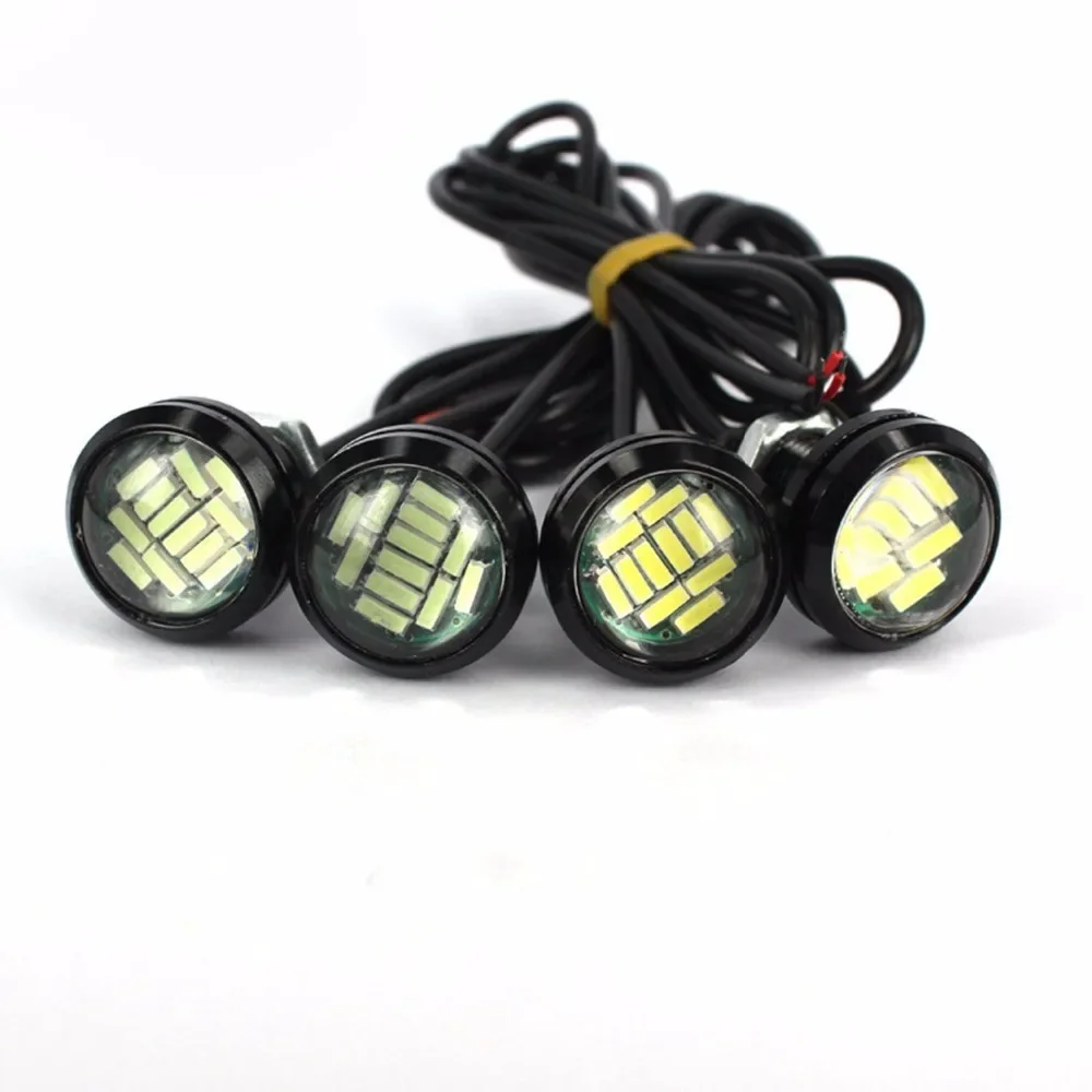 4X ȭ��Ʈ DC12V 15W ������ �� LED �ְ� ���� DRL ��� ����Ʈ �ڵ��� �ڵ� ��ȣ ������ ���� ���� 23MM ���̽� ���� �ڹ� ���ο�