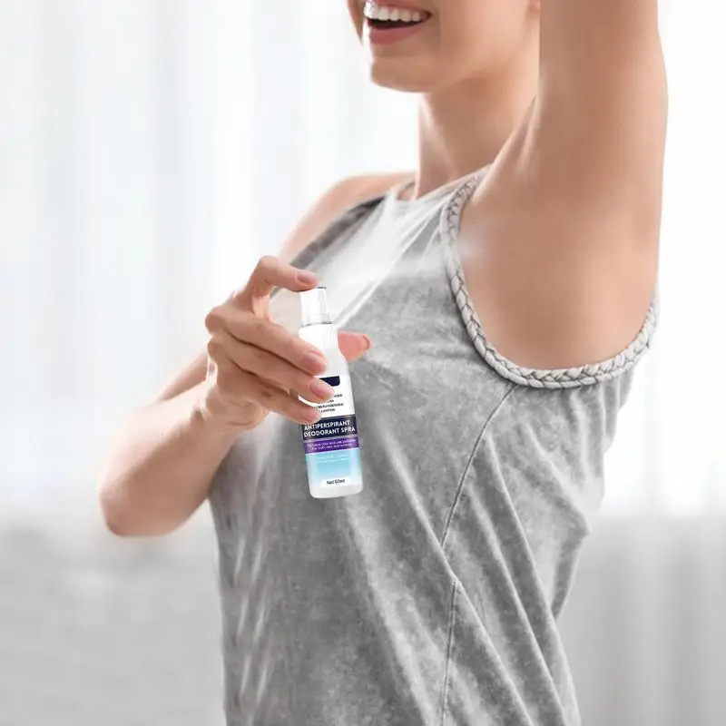 Sdotter Antiperspirant Deodorant Spray Portable Underarm Dry Smells Cleaning Spray Summer Anti-Perspirant Anti-Sweating Spray Gi