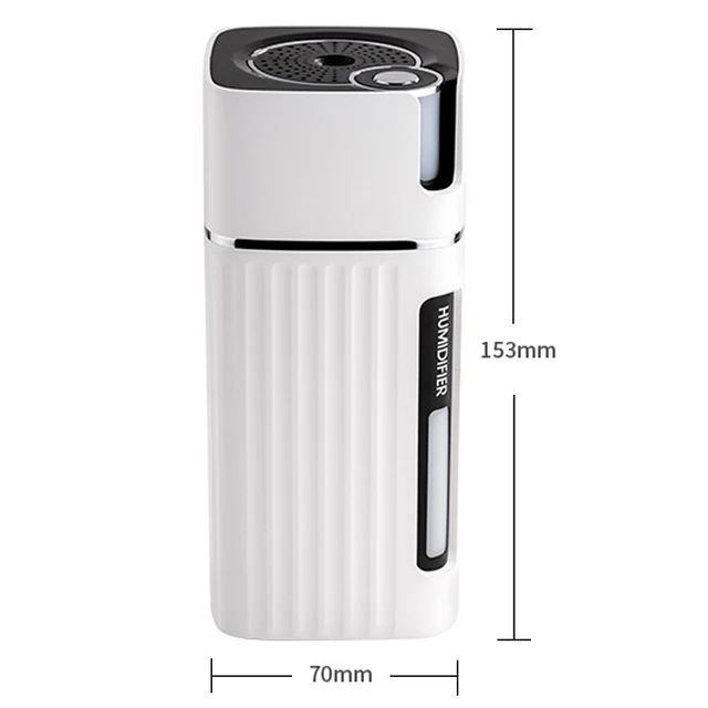 Air Humidifier Ultrasonic Smart Cool Mist Aroma Diffuser HumidifiersWith Color LED Light Mist Maker Fogger For Office Car Home 6