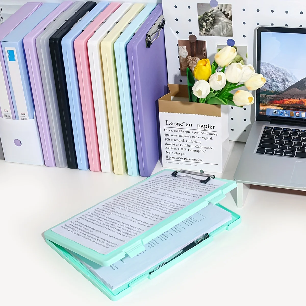 A4 Multi-Functional File Organizer and Desktop Storage Box