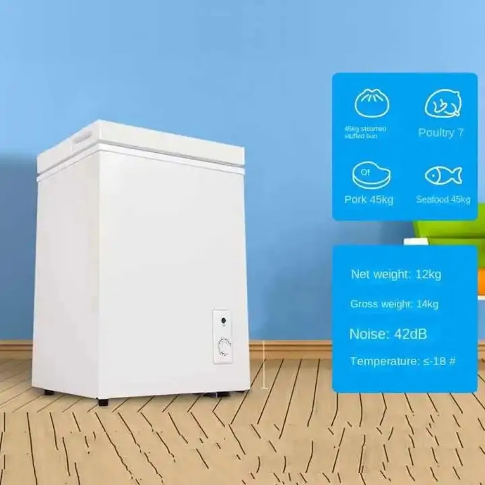 Fridge Freezer Portable Ice Cream Machine Deep Chest Freezers for Home