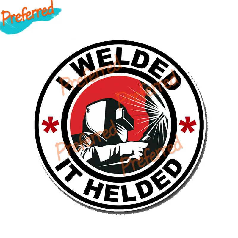 MUST WELD HELMET STICKER HARD HAT STICKER TOOLBOX STICKER LAPTOP