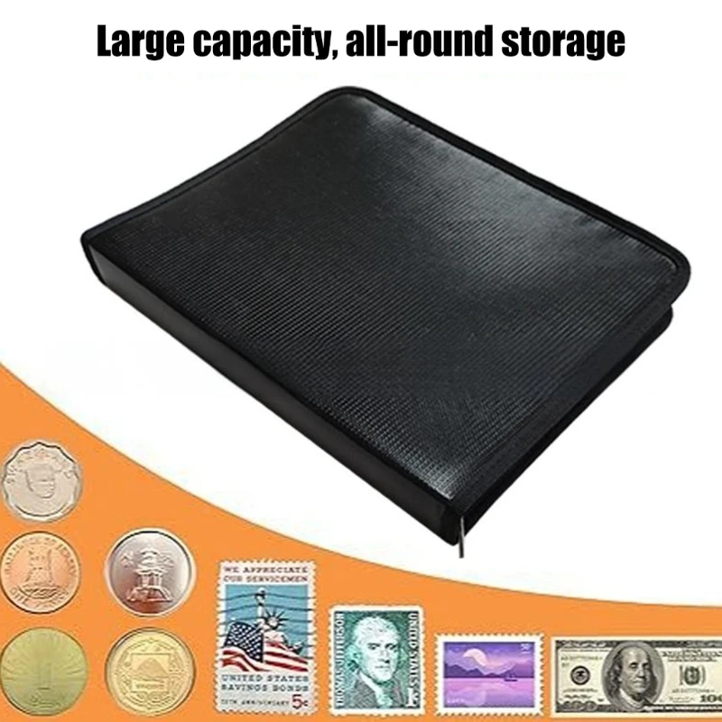 Coin and Currency Collecting Binder 360 Pockets Coin 36 Money Sleeves Binder and Currency Collection Holder Album