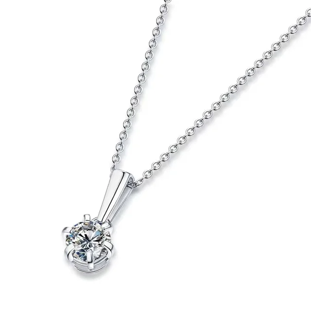 affordable Moissanite pendant necklace