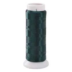 Vibrant Nylon Silk Cord for Handmade DIY Crafting and Hairpin Accessories (Dark Green)