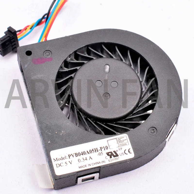 

Brand New Original PVB040A05H-P10 3.5cm 35x35x6mm 35mm Fan 3506 DC5V 0.34A 4 Lines Miniature Side Blower Cooling Fan