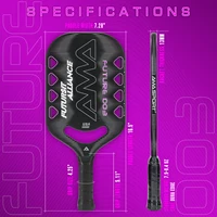 AMASPORT Pickleball Paddle FUTURE 003 Carbon Fiber 13mm Multi Layered core RCF Airbender Tech Themoformed Pickleball Racket 3