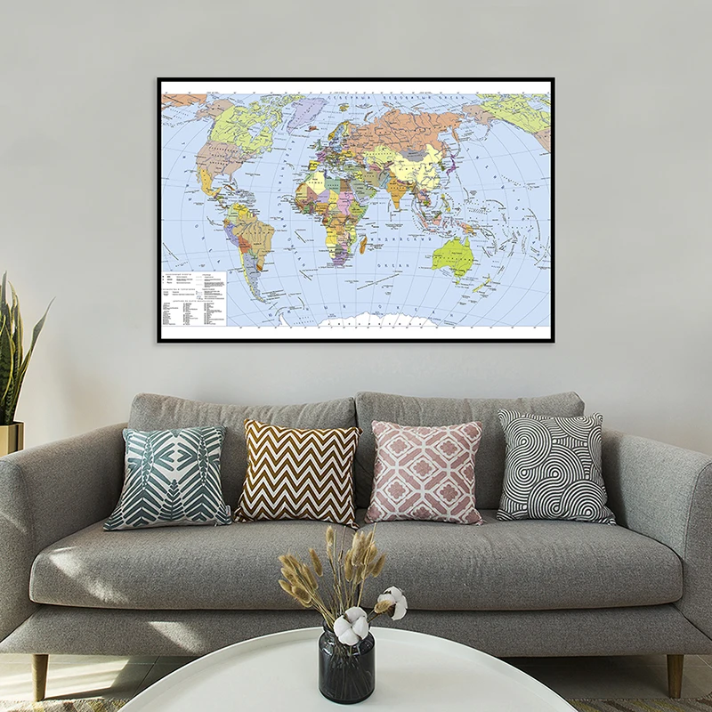 Рисунок 5 - 84*59 см, политическая карта мира