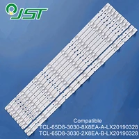 10pcs/Kit LED 65S525 65S525LABA 65S525LBAA 65EP680 65EP681 65EP682 65S4 65EP668X1 T CL-65D8-3030-8X8EA-A-LX20190328.VER2 2X8EA-B 1