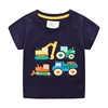 Jumping Meters New Arrival Boys T Shirts For Summer Cotton Cartoon Aircraft Embroidery Toddler Kids Tees Baby Tops Clothes 3