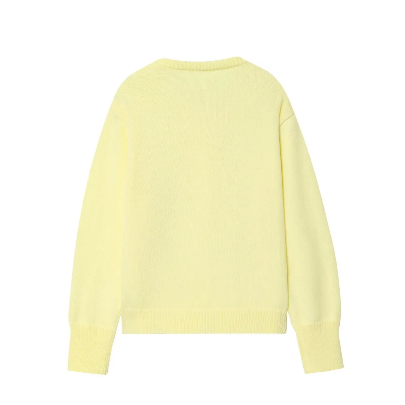 Autumn Women's Clothing Solid Loose Knitted Cardigan Woman Elegant Long Sleeves O-Neck Single-Breasted Design Sweater Tops