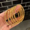 9999 Star-breaking Bingbing Narrow Edition Bracelet Solid Closed 24K Real Gold High-end Fashion Simple Stacked Women's Jewelry