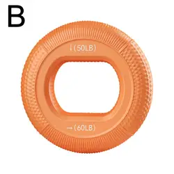 Deluxe Hand Grip Strengthener for Stress Relief and Fitness Training (Orange)