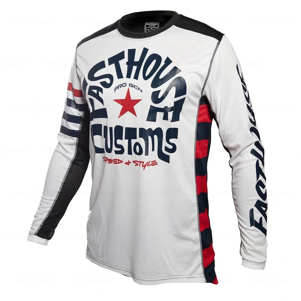 新しいモトクロスジャージマイヨ Ciclismo Hombre DH MOTO MTB