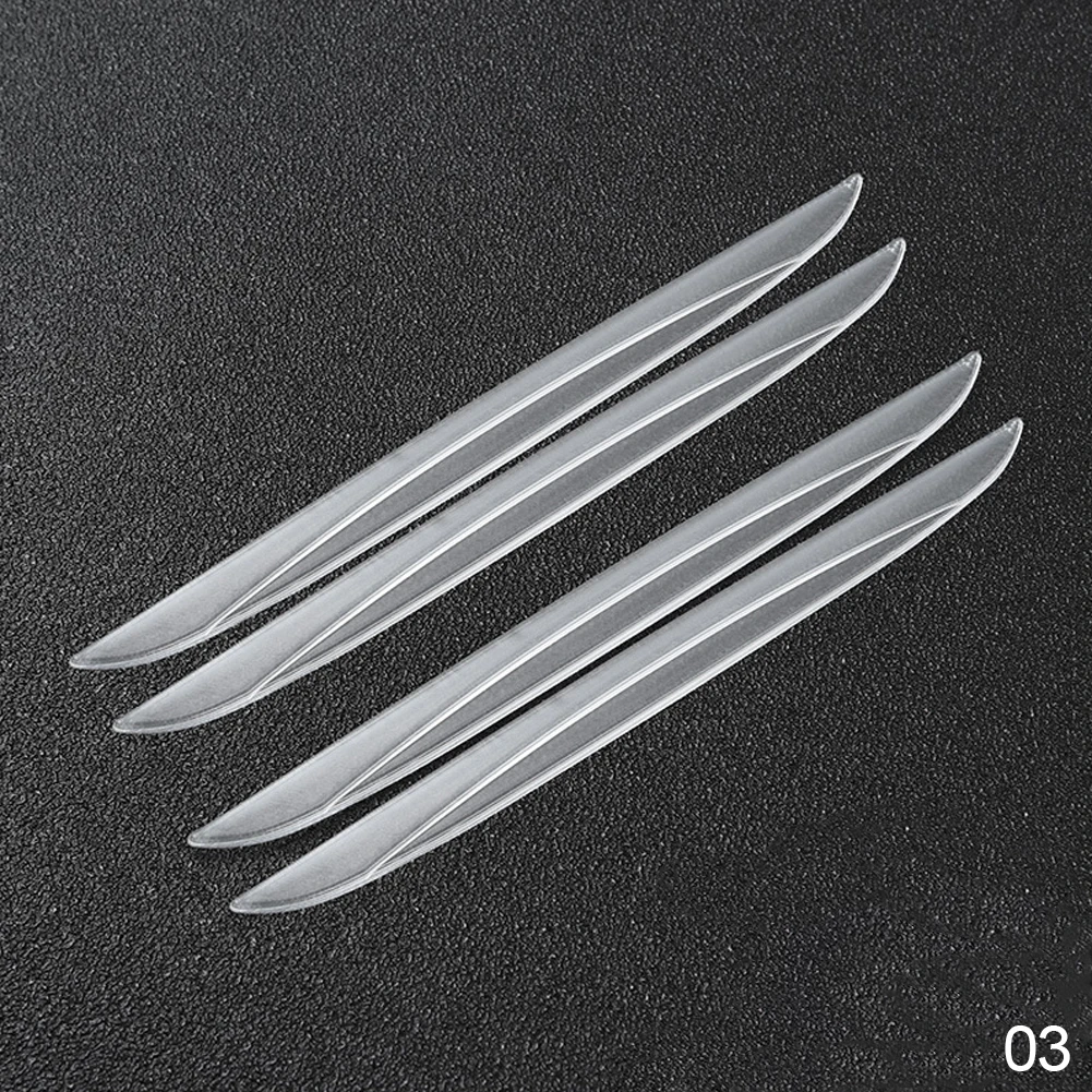 Universal Scrape Guard Set - 4PCS Bumper, Door Edge, and Mirror Protection Strips