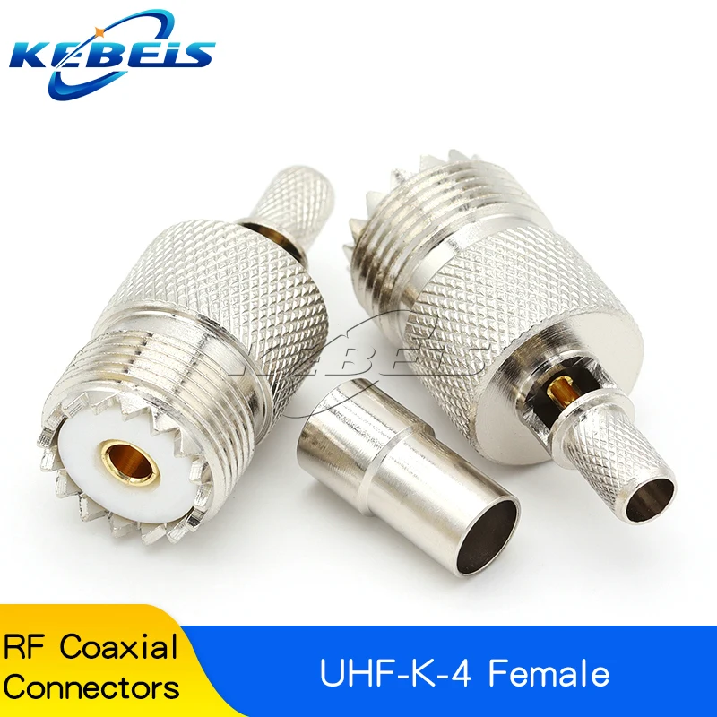 Enhanced UHF Male-Female Coaxial Adapter Set - 2 Pieces