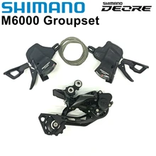 Shimano Deore M6000 Shifter Lever SL-M6000 Right and Left 20 30 Speed RD-M6000 MTB Bike Derailleurs Groupset RD M6000 SL M6000