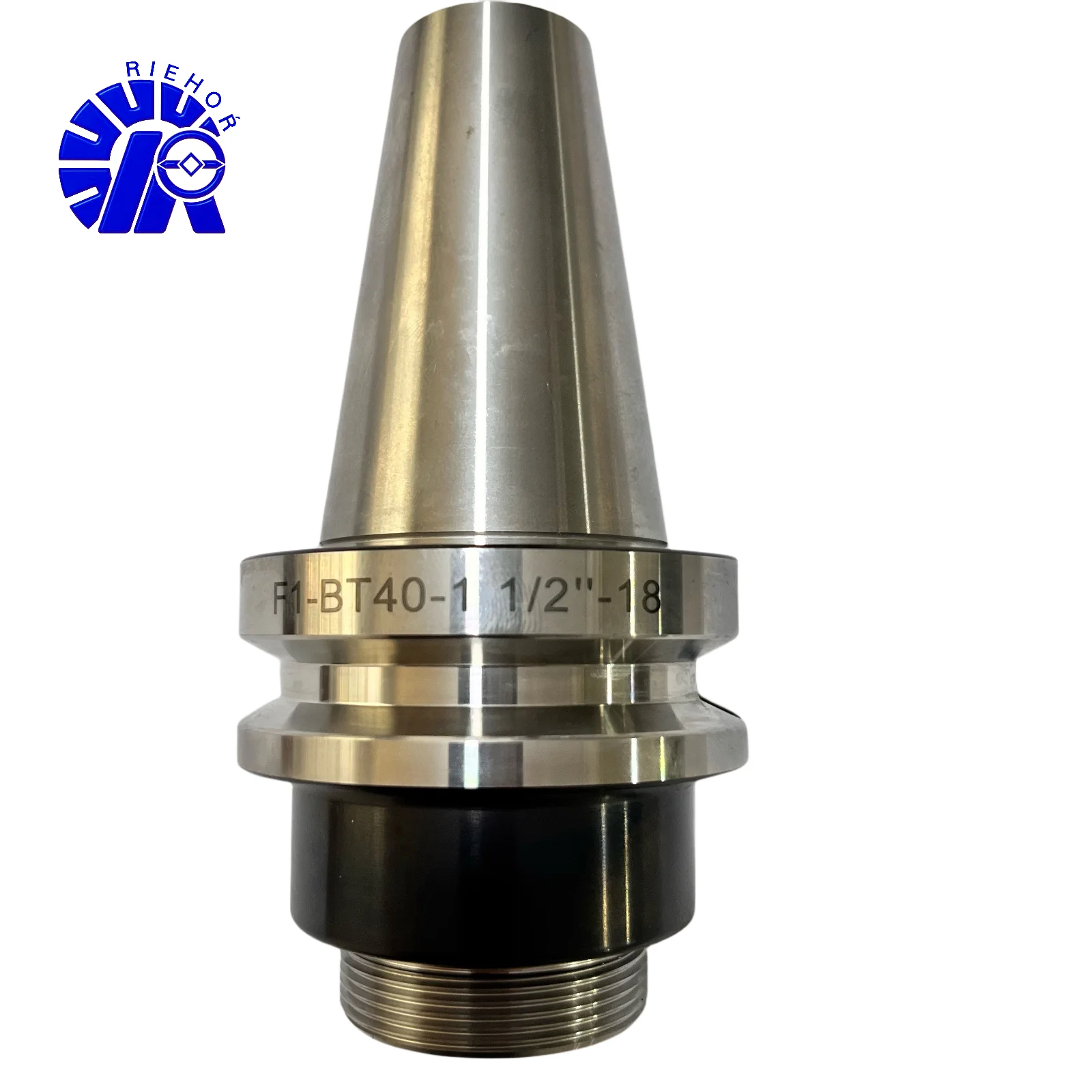 BT40 Boring shank 1-1/2"-18 thread connected to the boring head