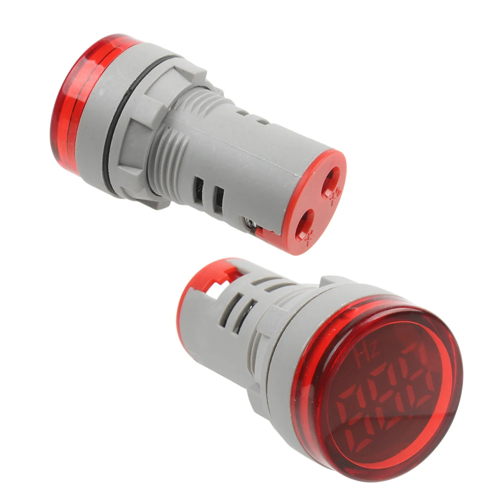 Digital Display Electricity Hertz meter Frequency meter indicator light AC Red Combo Tester 0-99 Hz Green White Yellow