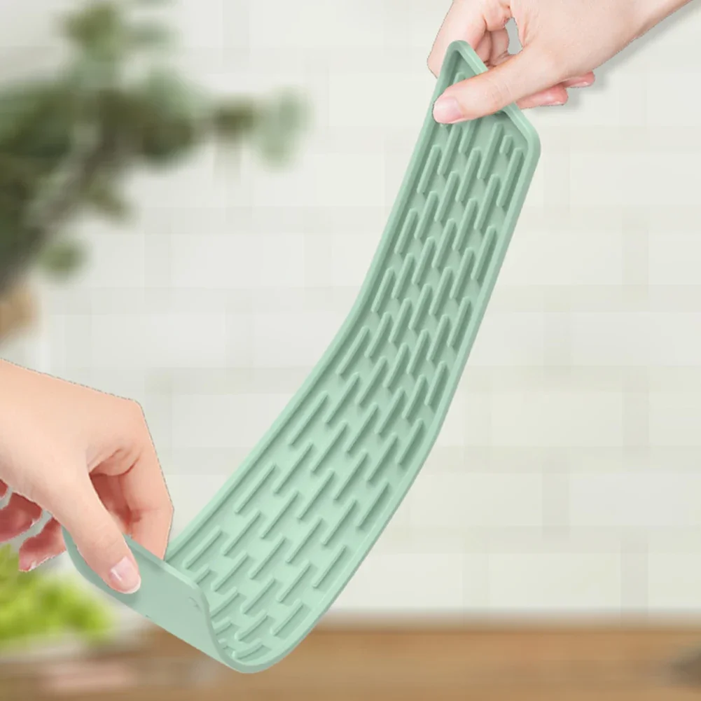 Drip Protection Pads Waterproof Cleaning Faucet Water Catcher Mat Heat-insulation kitchen faucet pad Kitchen Gadgets Home Bathroon Accessories