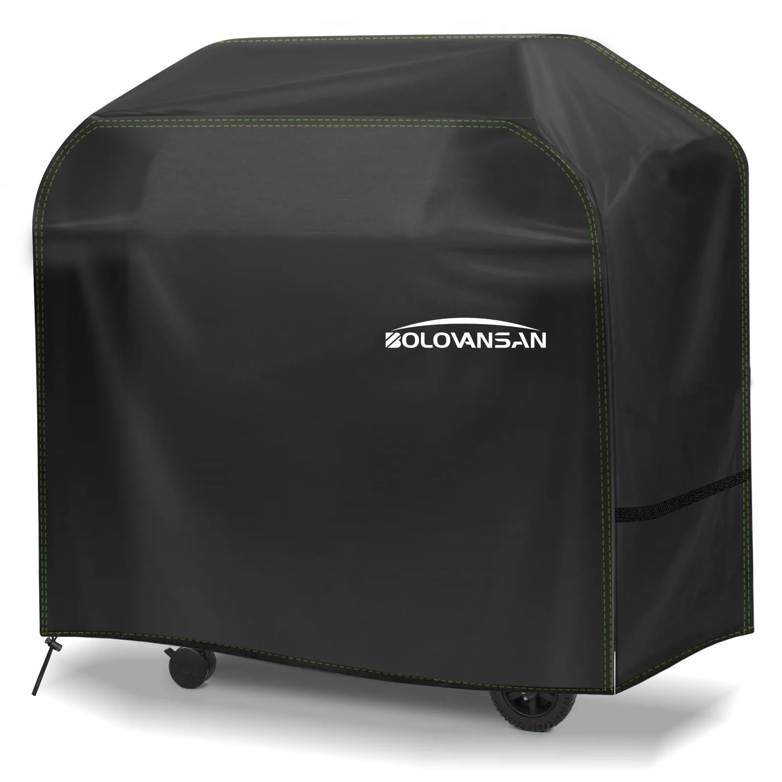 BBQ Cover Waterproof Oxford Fabric with Reflective Strips Anti-UV Windproof & Rip-Proof For Weber Brinkmann Char Broil