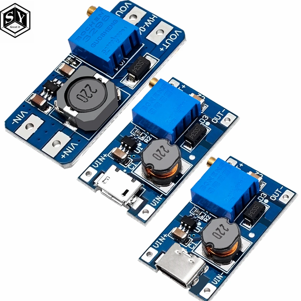 MT3608 2A DC-DC Step Up (Boost) Power Module – QuartzComponents