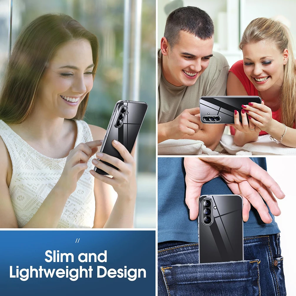 Transparent Ultra Thin Soft Silicone Clear Slim Phone Case Cover