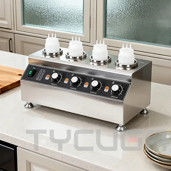 Commercial Sauce Warmer Electric Chocolate Melter Jam Heating Pot Stainless 30~85°C Steel Catering Equipment For Cafe Restaurant 1