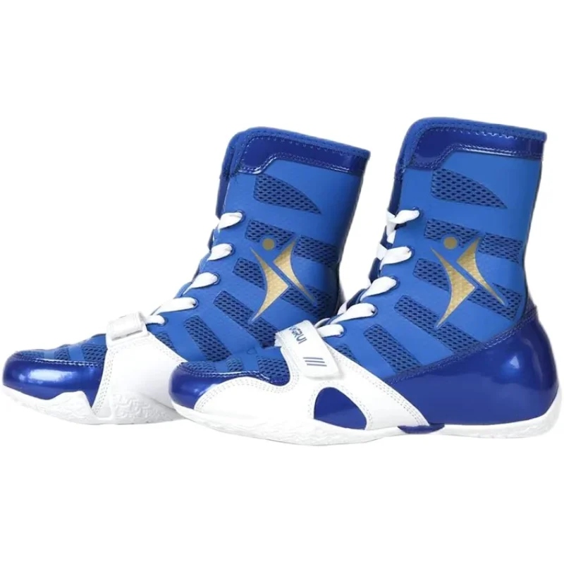 New Wrestling Sneakers for Men Designer Black Red Boxing Shoes Couples Breathable Wrestling Boots Big Boy Fighting Shoes