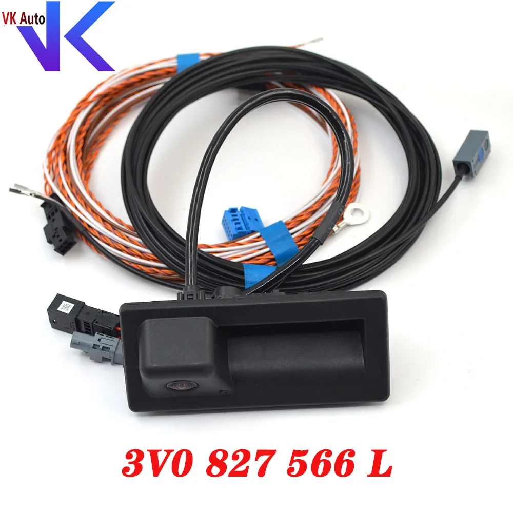 Car Trunk Handle Camera For Audi A4 B9 3V0 827 566 L Rear View Trunk Handle Camera with Highline Guidance Line 3V0827566L
