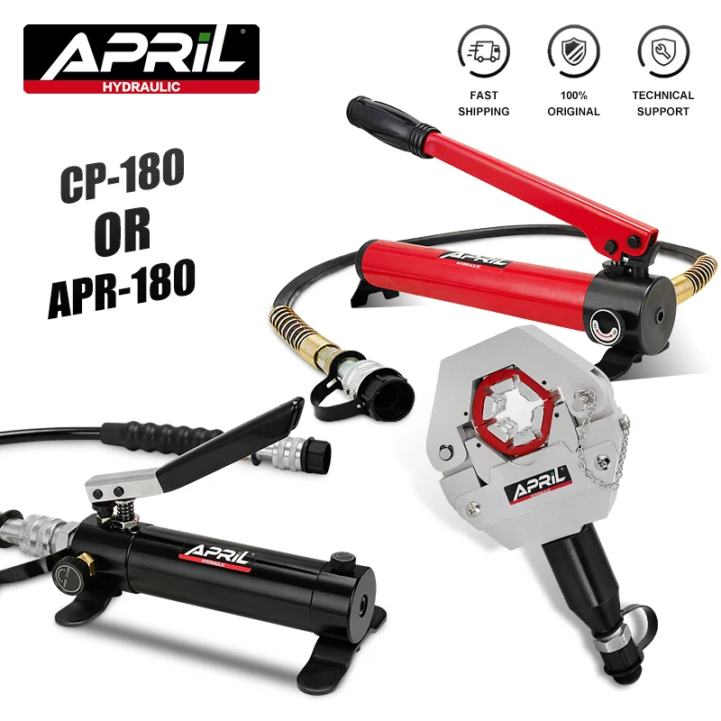 Split Type Hydraulic Hose Crimping Tool Air Conditioning Maintenance Tools Hydraulic Hose Crimper APR-7842A wIith Hydraulic Pump for r12 r22 r404a r134a refrigerant manifold gauge set air condition refrigeration set air conditioning tools hose and hook tool