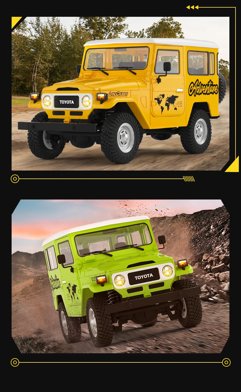 1/16 HG 4x4 RC Geländewagen FJ40 - Mit Sound & Rauchfunktion Für Ab 12 Jahre