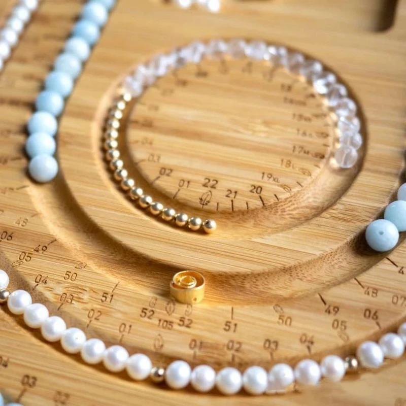 NEW Beading Board Bamboo Combo Bead Board Tray Design Craft Bead