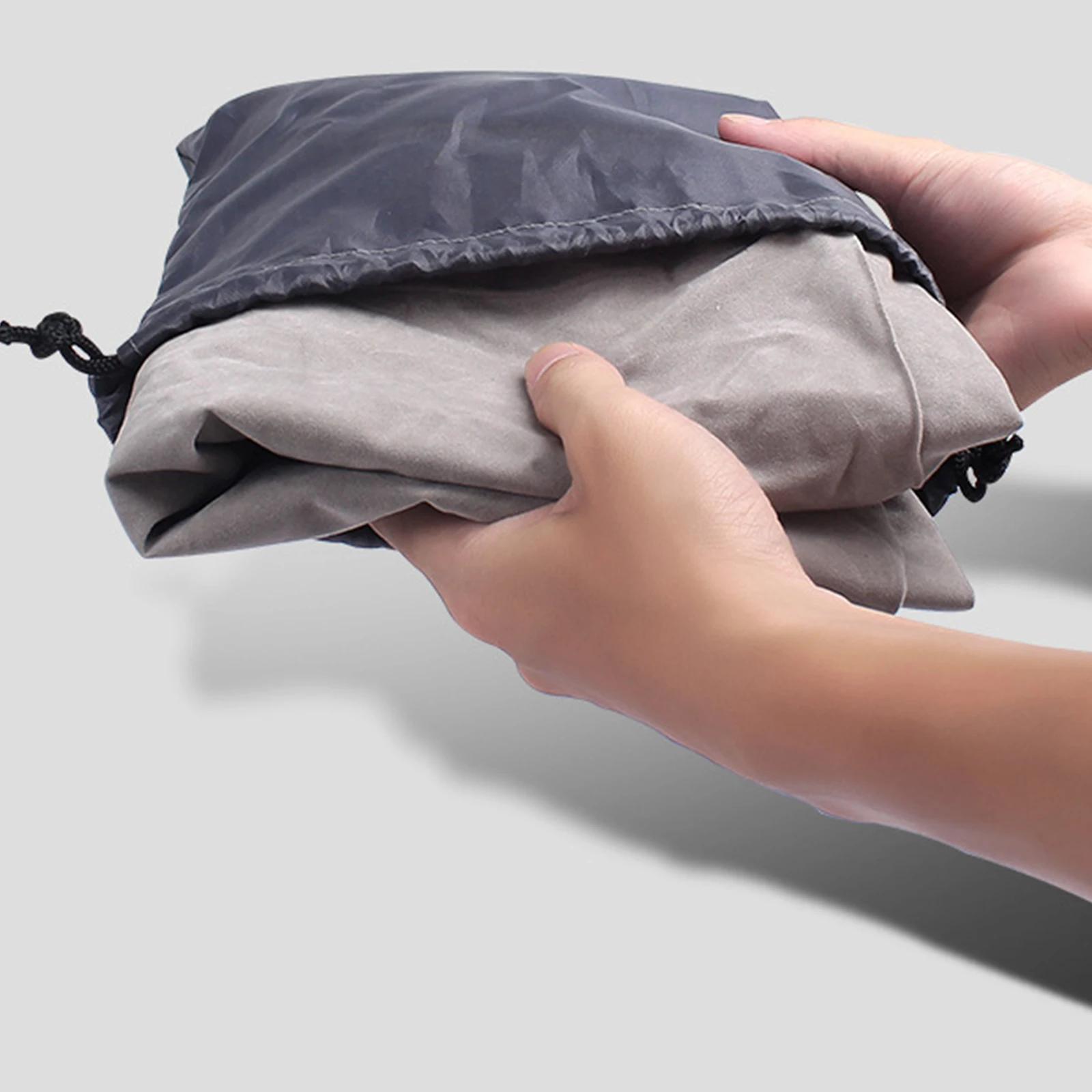 1 Pc Gray PVC Inflatable Travel Pillow Foot Rest Pillow Kids Flight Sleeping Resting On Airplane Car Bus Foot Pad