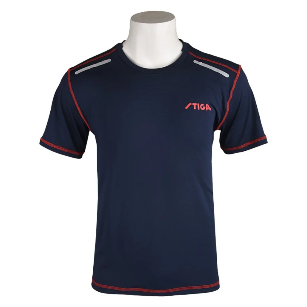 Stiga Table Tennis Clothes Sportswear Quick Dry Shorts Ping Pong Badminton Sport Jerseys CA-56122 t shirt for men