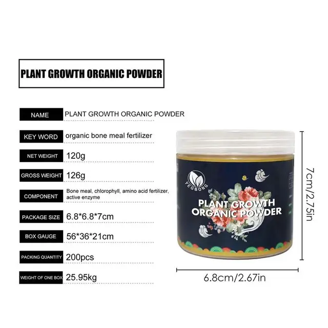 Növény Növekedés Organic Power 120G Növényi Stimulátor Kaktusz Élelmiszer Termesztése A Növények Gyökér Fejlődéséhez - Image 6