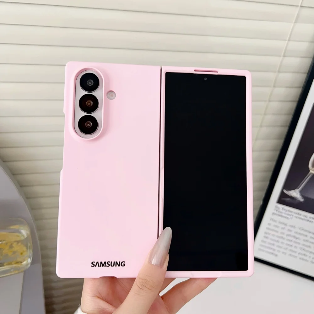 Luxury Ultra-Thin Skin Feel Shockproof Foldable Phone Case - Candy Color Anti-Drop Bumper Cover