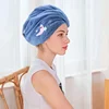 1pc Quickly Dry Hair Hat Super Absorbent Soft Bathroom Women Head Towels Girls Cute Hair Towel Hair Dry Wrap Bonnets 4