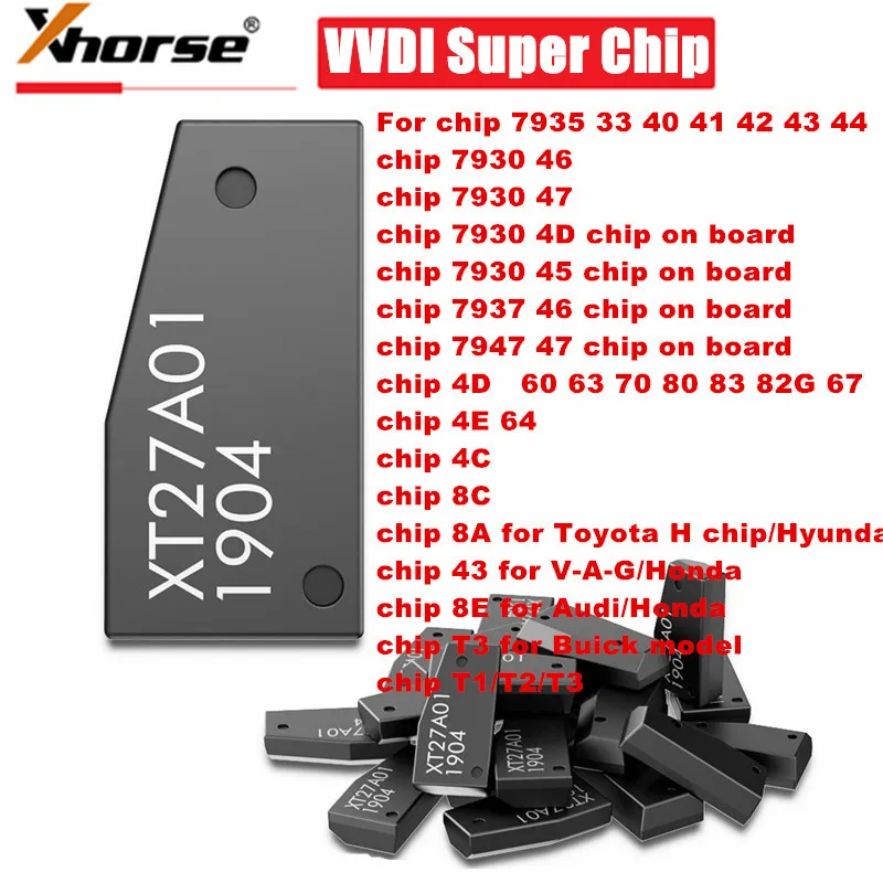 Xhorse VVDI Super Chip XT27A XT27A01 XT27A66 Transponder for ID46