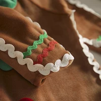 ma&baby 0-24M Christmas Baby Gingerbread Man Costumes  Newborn Infant Boy Girl Baby Romper Hat Long Sleeve Jumpsuit Xmas Clothes 4