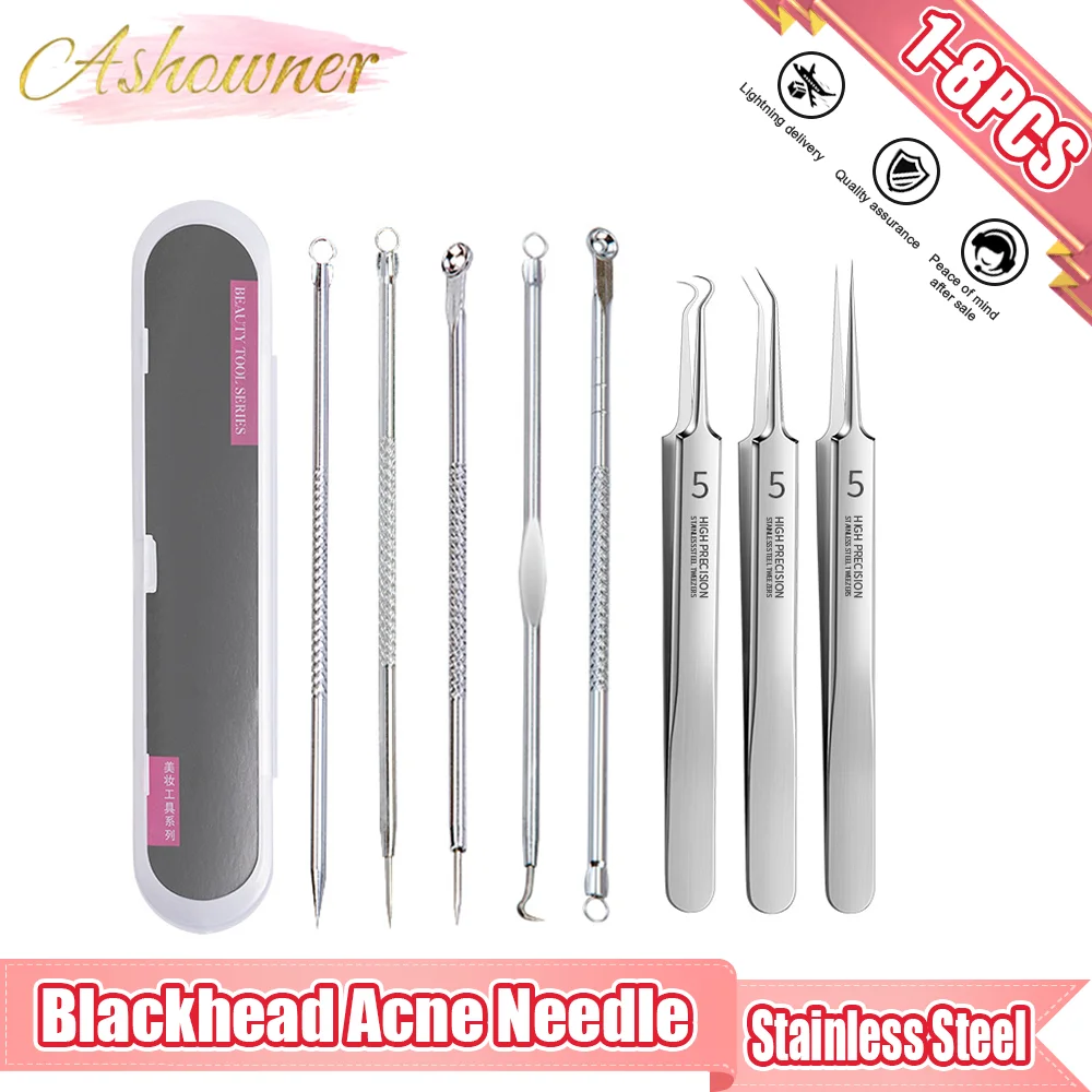 Blackhead Acne Needle Cell Pimples Blackhead Clip Tweezers Black Head