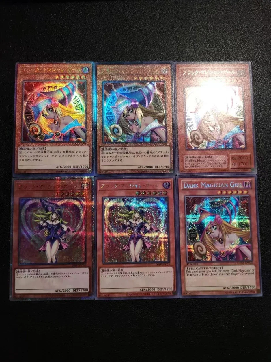 

Yu-Gi-Oh Dark Magician Full range Rare Girl Children's anime cartoon game card toys collection gift(Not Original)