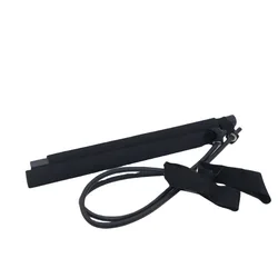 Enhanced Fitness Pilates Bar - Portable Home Workout & Toning System with Elastic Bands (Black)