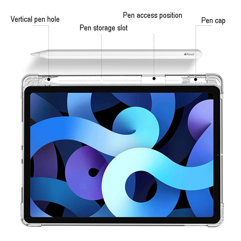 Smart Tablet Case with Pencil Holder and Cover