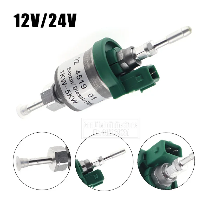 Car Oil Fuel Pump 12V for 2KW To 5KW Webasto Eberspacher Oil Air Parking  Heater 