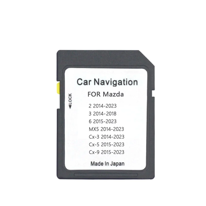 GPS Map Navigation SD Cards Navigation Card SD Card for Mazda EZ1W/2/3/6/CX3/CX5/MX5/CX9/GPS Navigation Map SD