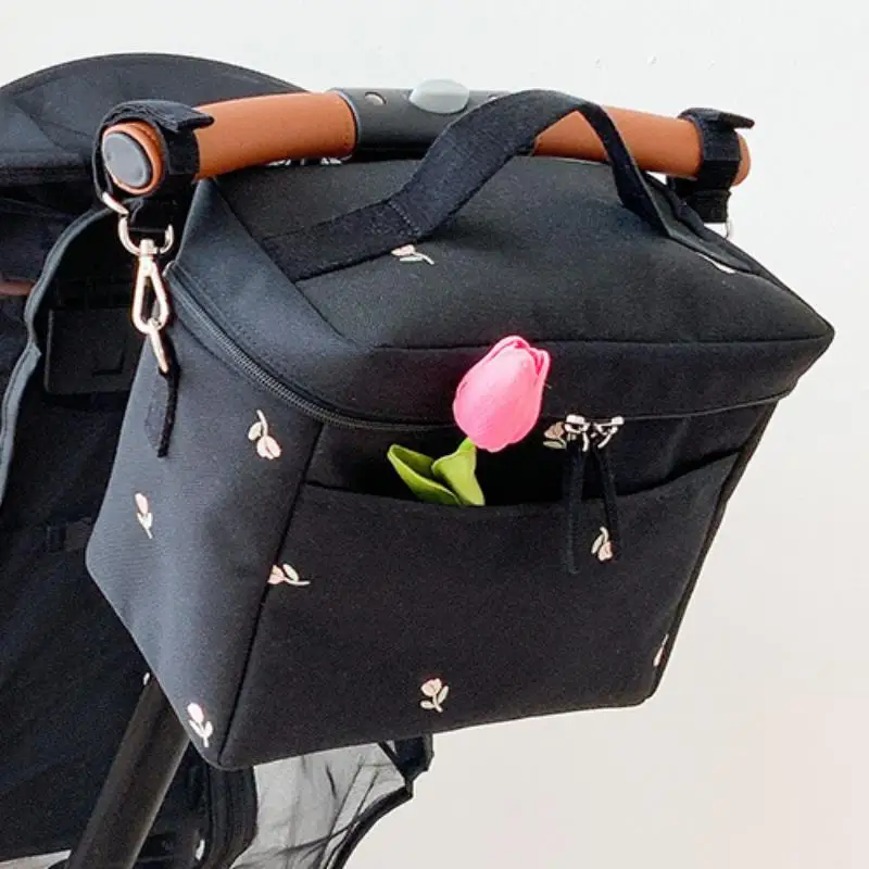 ins bear insulation bag baby stroller storage bag mommy out of milk storage insulation ice kindergarten lunch